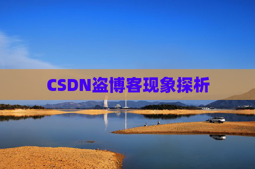 CSDN盗博客现象探析 CSDN盗博客现象探析